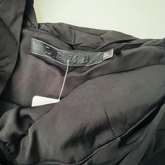 L.A.M.B by GWEN STEFANI Knit Draped Bustier ONE SHOULDER Top Black ( S ) - Picture 4 of 4